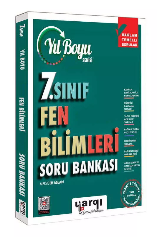 Yargı Ders Arkadaşım 7.Sınıf Fen Bilimleri Yıl Boyu Soru Bankası