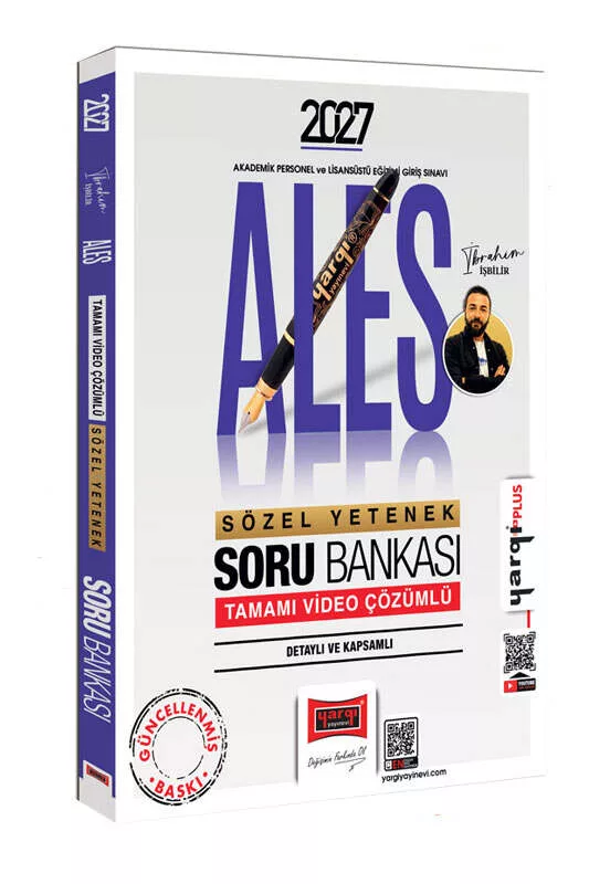Yargı Yayınları 2027 ALES Sözel Yetenek Tamamı Video Çözümlü Soru Bankası İbrahim İşbilir