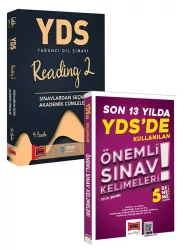 Yargı Yayınları YDS Son 13 Yıl Önemli Sınav Kelimeleri ve Reading 2 Sınavlardan Seçme Akademik Cümleler İkili Set