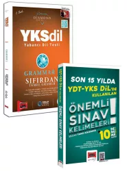 Yargı Yayınları YDT YKS Dilde Son 15 Yıl Önemli Sınav Kelimeleri ve YKSDİL Grammar 1 Sıfırdan Temel Gramer İkili Set