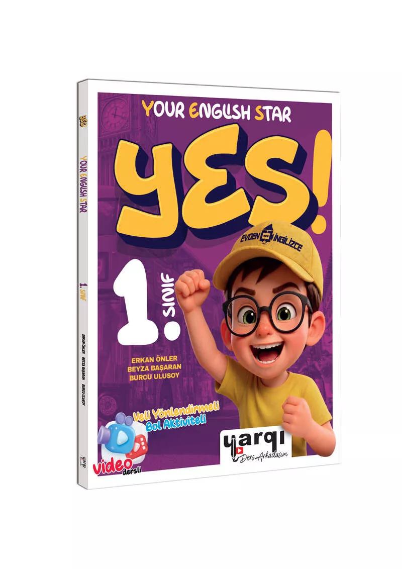 Yargı Ders Arkadaşım YES 1.Sınıf Çocuklar İçin Kendi Kendine İngilizce