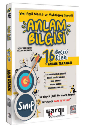 Yargı Ders Arkadaşım 8.Sınıf Yeni Nesil Mantık ve Muhakeme Temelli 16 Beceri Etabı Anlam Taraması