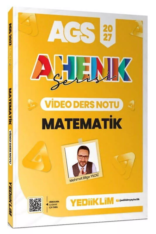 Yediiklim Yayınları 2027 MEB AGS Ahenk Serisi Matematik Video Ders Notları