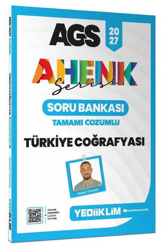 Yediiklim Yayınları 2027 MEB AGS Ahenk Serisi Türkiye Coğrafyası Tamamı Çözümlü Soru Bankası