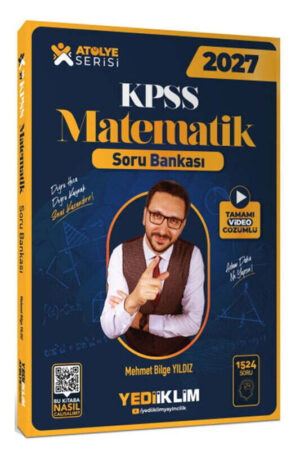 Yediiklim Yayınları 2027 KPSS Atölye Serisi Genel Yetenek Matematik Tamamı Video Çözümlü Soru Bankası