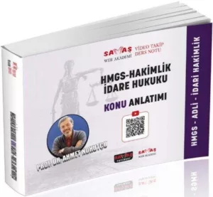 Savaş Yayınları HMGS Adli İdari Hakimlik İdare Hukuku Konu Anlatımı