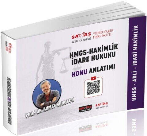 Savaş Yayınları HMGS Adli İdari Hakimlik İdare Hukuku Konu Anlatımı