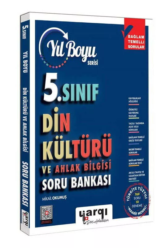 Yargı Ders Arkadaşım 5.Sınıf Din Kültürü ve Ahlak Bilgisi Yıl Boyu Soru Bankası