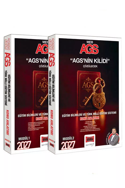 Yargı Yayınları 2027 MEB-AGSnin Kilidi Eğitim Bilimleri ve Türk Milli Eğitim Sistemi Konu Anlatımı 2 Cilt