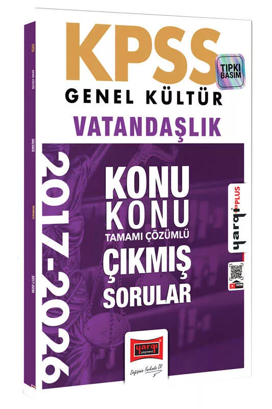 Yargı Yayınları 2027 KPSS Genel Kültür Vatandaşlık Konu Konu Tamamı Çözümlü 10 Yıl Çıkmış Sorular