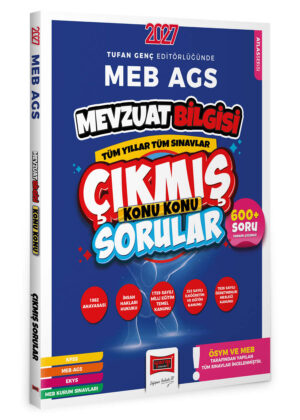 Yargı Yayınları 2027 MEB AGS Mevzuat Bilgisi Tüm Yıllar Tüm Sınavlar Konu Konu Çıkmış Sorular