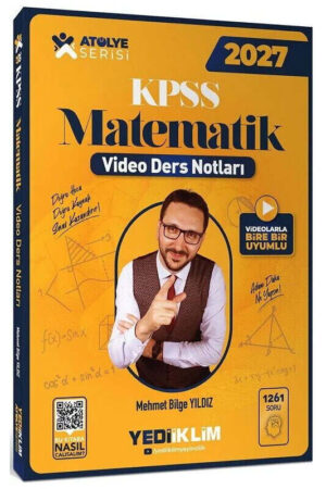 Yediiklim Yayınları 2027 KPSS Atölye Serisi Genel Yetenek Matematik Video Ders Notları